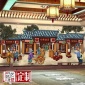 复古中式仿古壁画百年老店墙面装修酒楼风格背景墙纸火锅饭店壁纸
